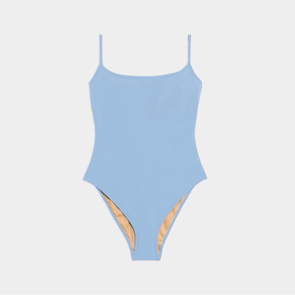 NWT Nu Swim Noodle Suit, Light Blue M